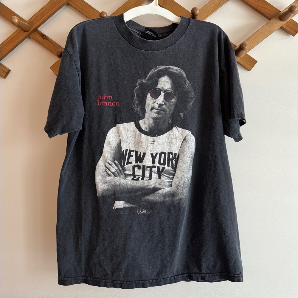 John Lennon T-Shirt Vintage Men's Medium 1996